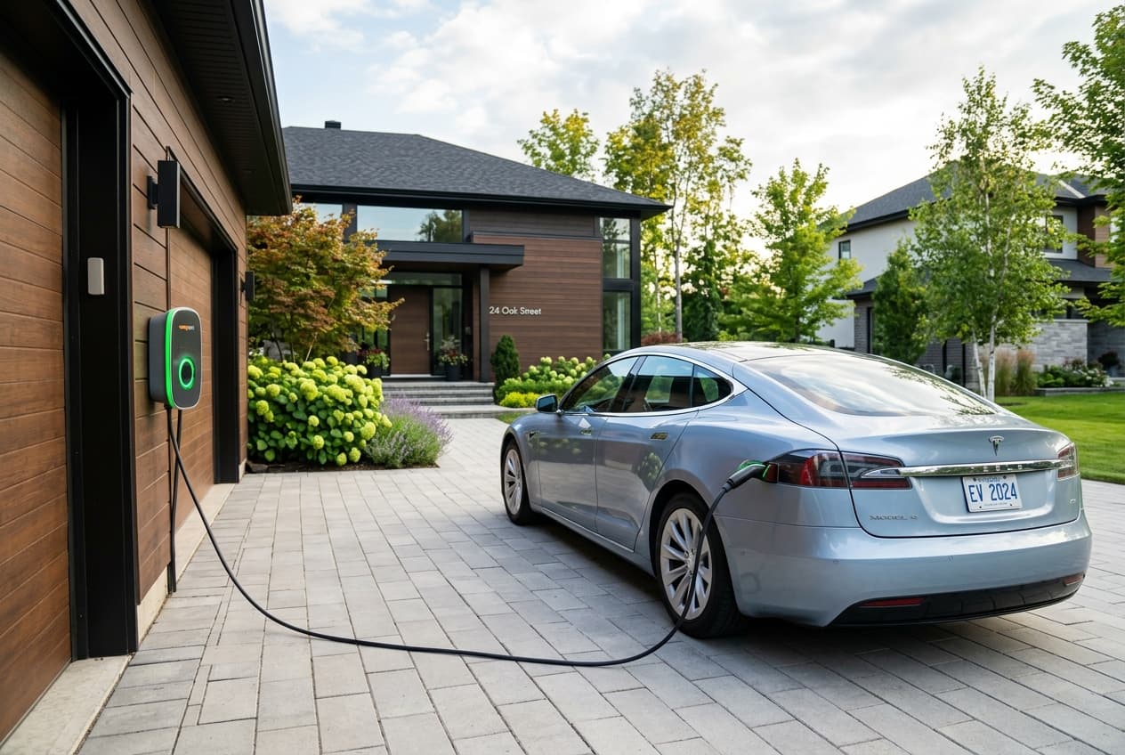 EV Charging at ParkGo host driveway